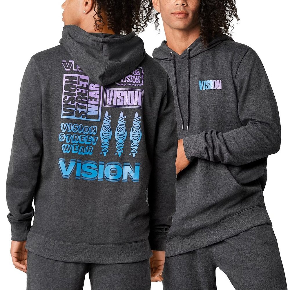New! Vision Street Wear VSW Fleece Hoodie Sweatshirt Men's XL